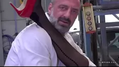 Redare Blonda supusă Zora Karima ia totul: anal, muie, grosolan și umilitor în trei