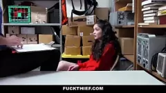 Play Naughty Teen Shoplifter Gets Caught and Fucked Hard by Cop in the Backroom