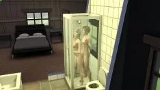 Play Shower down sex with inexperienced person tread-sister